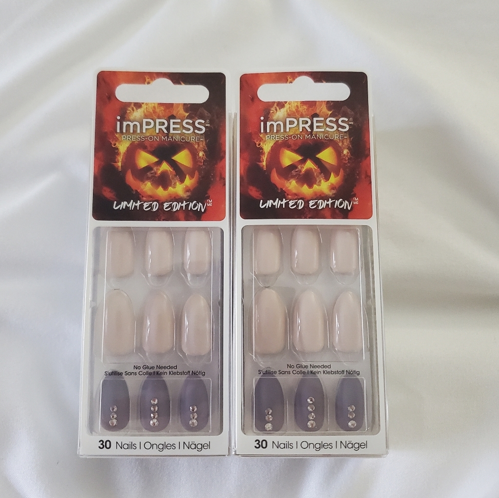 Impress Gel Limited Edition Design - BRAND NEW $10 for both sets.